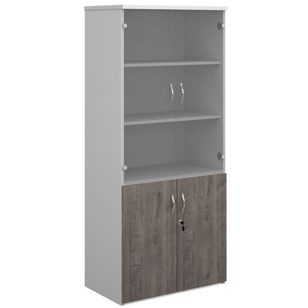 Maestro Combination Units with Wood and Glass Doors